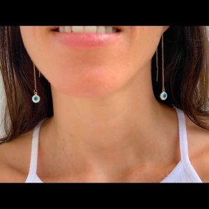 Evil Eye Dangle earrings